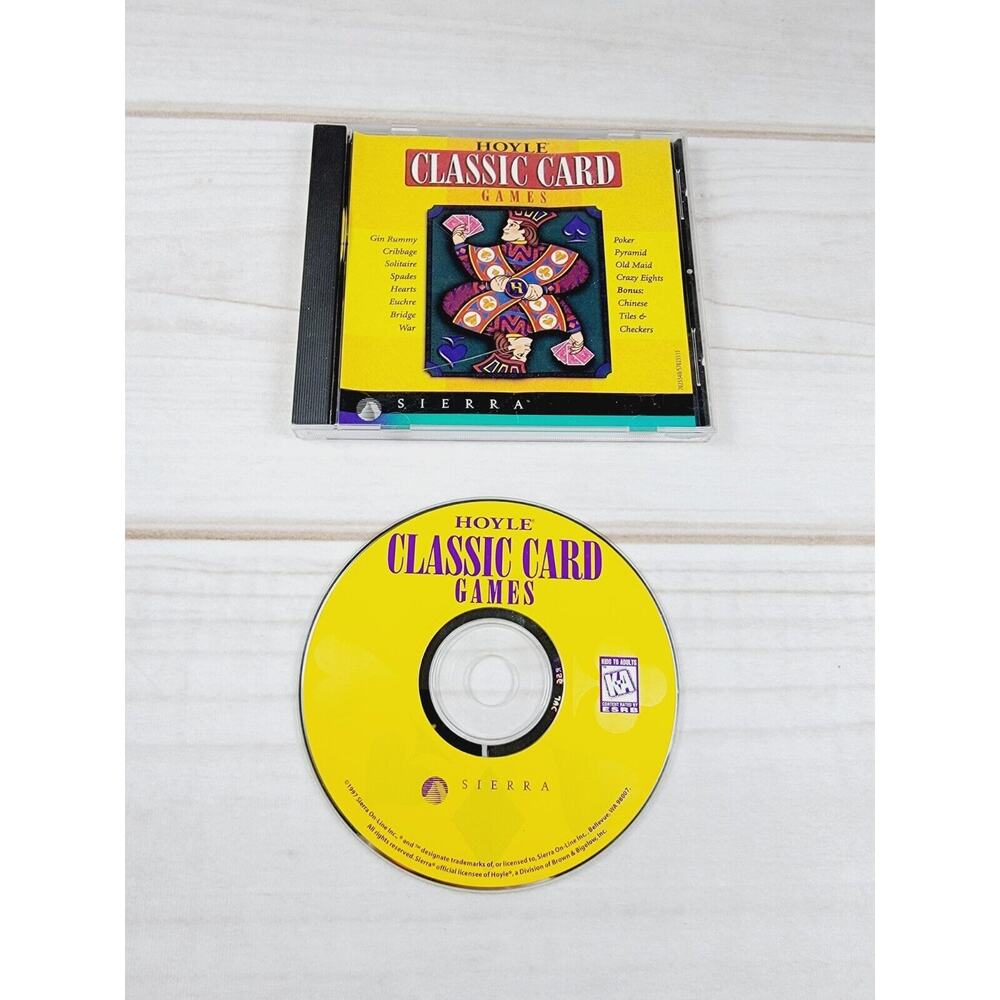 Hoyle Classic Card Games 1997, Sierra USA Win 95 PC Game